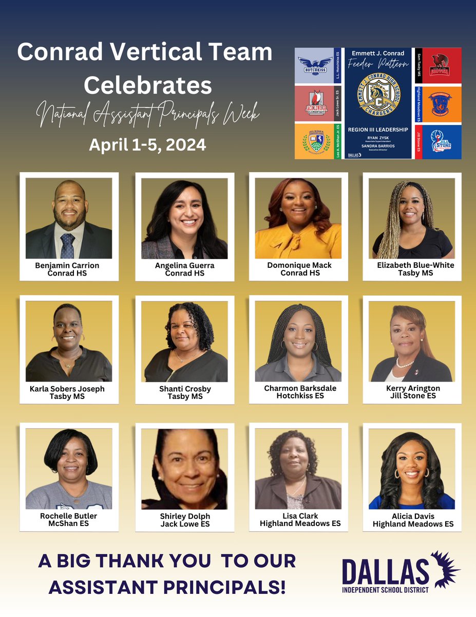 🌟 Let's celebrate our Assistant Principals! 🌟 Thank you, Assistant Principals, for your unwavering dedication, passion, and hard work in shaping the future of our students. Your commitment to excellence and tireless efforts behind the scenes make our schools thrive! 🍎📚👏