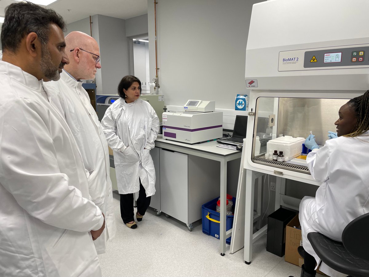 Recently, I enjoyed visiting our partners at @imperialcollege to learn about their work on global infectious disease surveillance & modeling and another reminder of the importance of vaccines to prevent infectious diseases. #VaccinesWork