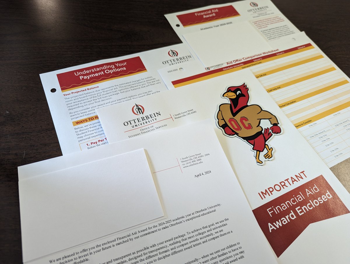 It's finally time to start sending award letters! Keep an eye out future Cardinals: Over 800 of you will be receiving your award letters very soon!