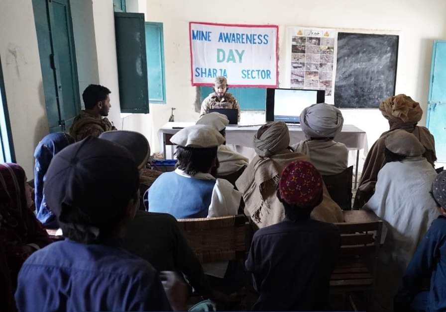 On World #MineAwarenessDay, we honor the relentless efforts of security forces in #SouthWaziristan's Makin, Sharjah, Shakha & Pash Ziarat. Their commitment to raising awareness about UXOs ensures safer communities and brighter futures. #MineAwarenessDay