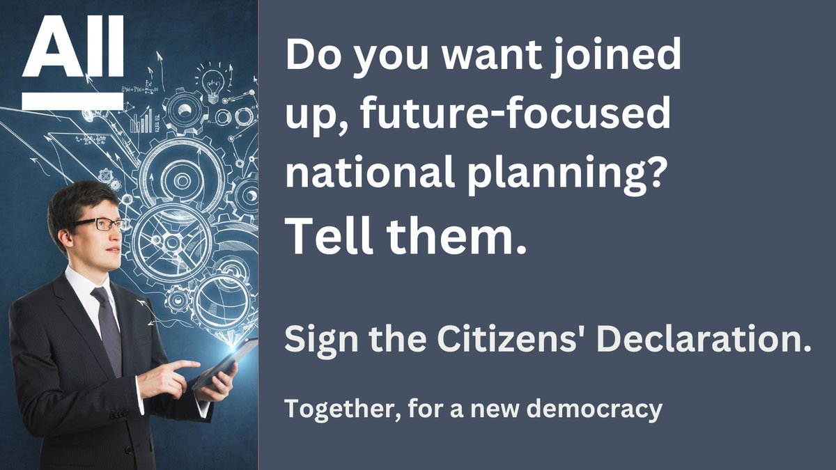 We need a unified, future-focused approach to our national planning. #BeACitizen #YouDeserveBetter alliancenow.uk/home/citizens/…