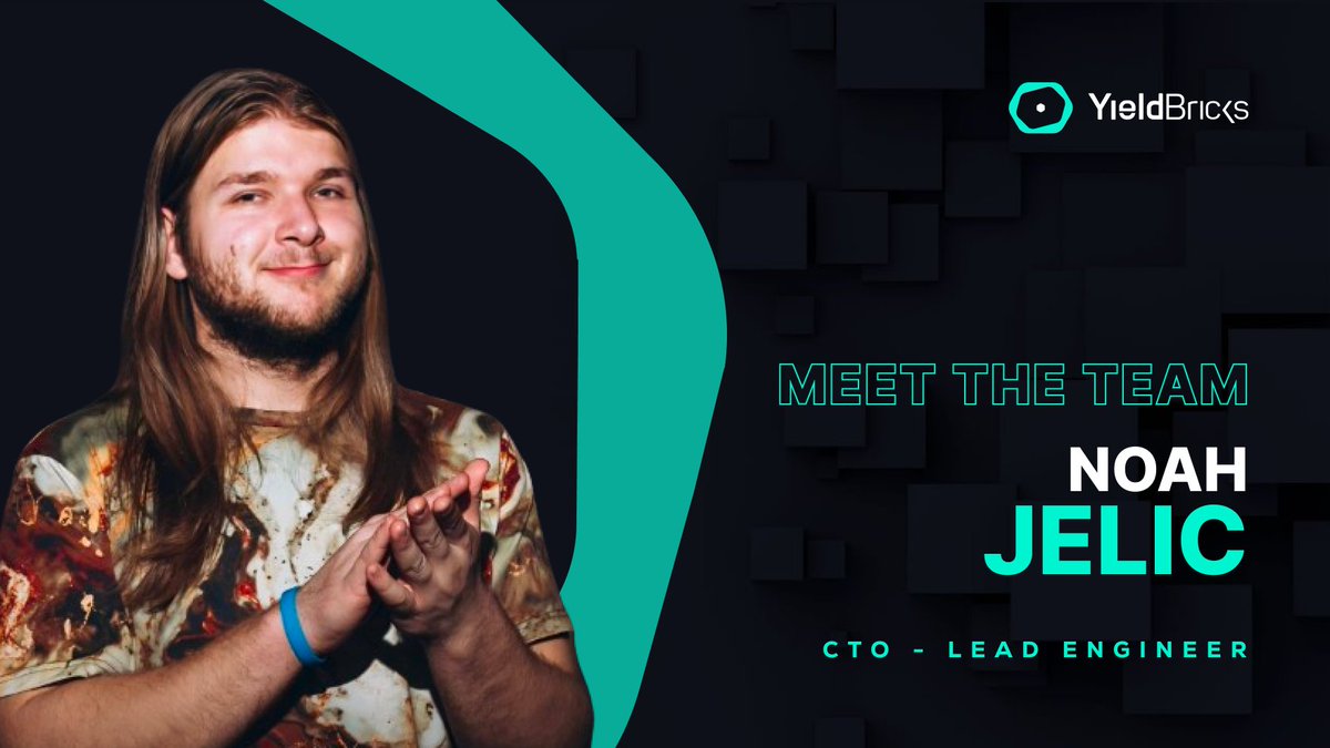 Meet Noah Jelic, @YieldBricks tech wizard working behind-the-scene! Noah ticks a lot of boxes: ✅ Ex-lead auditor at Hacken ✅ Security and blockchain development @NEARProtocol ✅ Gasless minting and trading on @Opensea via @IMX_Immutable ✅ Successful migrations from…