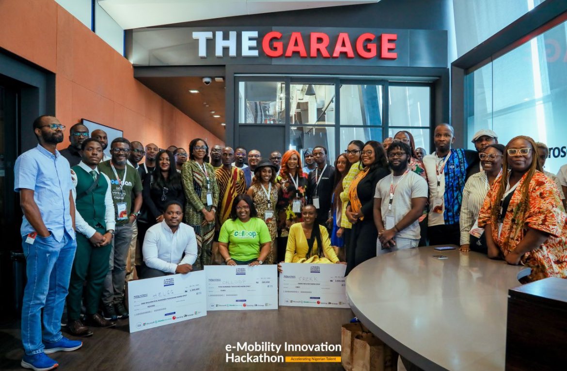 Taking the top spot at the E-mobility Innovation Hackathon, organized by @GFunded_Africa & backed by @Sterling_Bankng, @Oando_PLC and Microsoft is a testament to our commitment to shaping the future of mobility in Africa. Huge thanks to the organizers for recognizing our efforts!