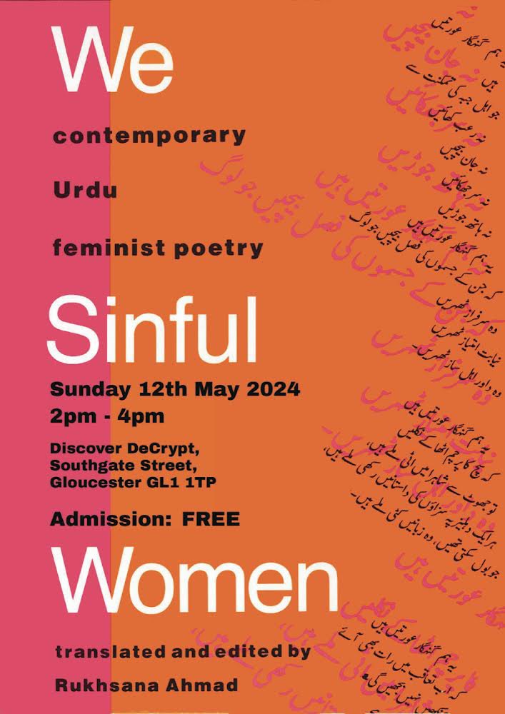 Great way to spend a Sunday afternoon in May. 

eventbrite.co.uk/e/we-sinful-wo…