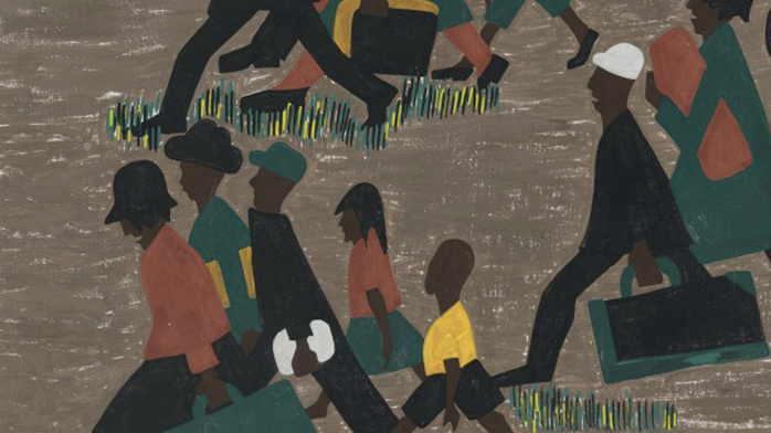 mfdavidson's tweet photo. Insiders create the narrative. Outsiders can't. They aren't heard. You won't get the truth until you talk to those who are excluded.

Missing truths lie outside.

#insiders #outsiders #excluded #castout #statusquo

Image: The migrants arrived in great numbers. 1940–41, MOMA, NY. https://t.co/Suz3NgrMR7