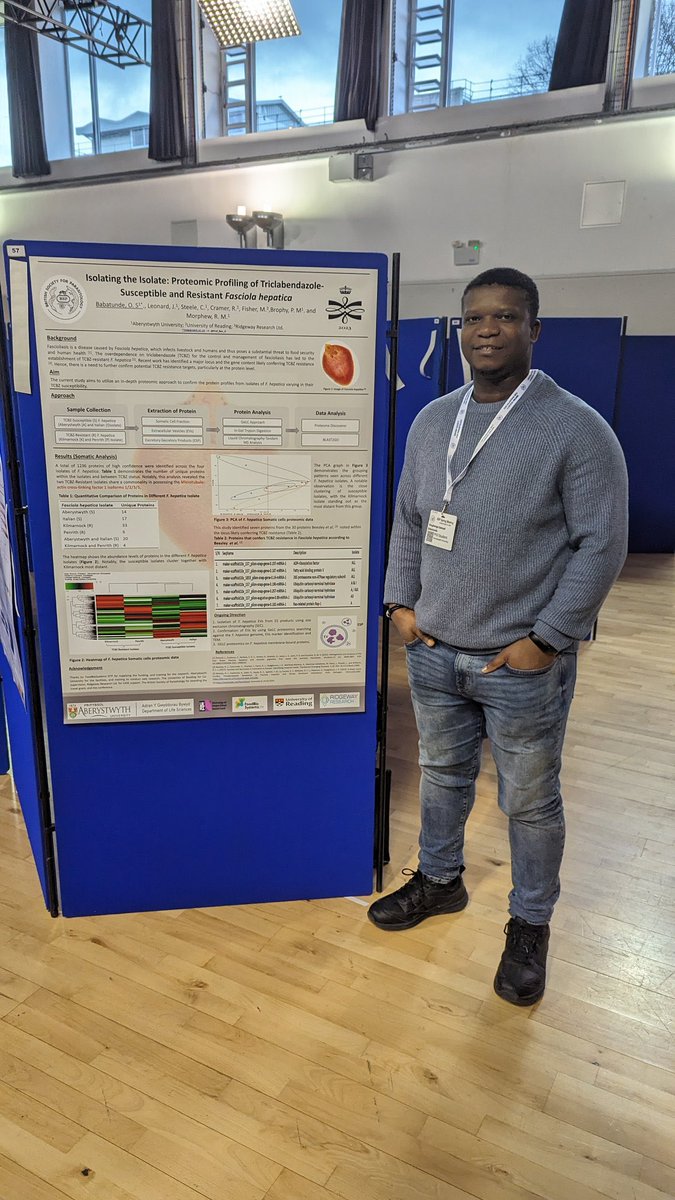 Holly Marie Northcote (@hnorthcote3) on Twitter photo Amazing time at <a href="/BSPparasitology/">British Society for Parasitology</a> 2024 Liverpool!! So proud of my team, especially <a href="/Coreyasteele/">Corey Steele</a> and <a href="/miarhianneley/">Mia Ley</a> for there first conference and posters 🥳 <a href="/Prof_Ben_G/">Olugbenga Samuel Babatunde ⛑</a> <a href="/RussMorphew/">Russ Morphew</a> <a href="/AberDLSAGB/">Aberystwyth University DLS/AGB</a> <a href="/BCHCAber/">BCHC</a> <a href="/BSPparasitology/">British Society for Parasitology</a> Amazing time at <a href="/BSPparasitology/">British Society for Parasitology</a> 2024 Liverpool!! So proud of my team, especially <a href="/Coreyasteele/">Corey Steele</a> and <a href="/miarhianneley/">Mia Ley</a> for there first conference and posters 🥳 <a href="/Prof_Ben_G/">Olugbenga Samuel Babatunde ⛑</a> <a href="/RussMorphew/">Russ Morphew</a> <a href="/AberDLSAGB/">Aberystwyth University DLS/AGB</a> <a href="/BCHCAber/">BCHC</a> <a href="/BSPparasitology/">British Society for Parasitology</a>