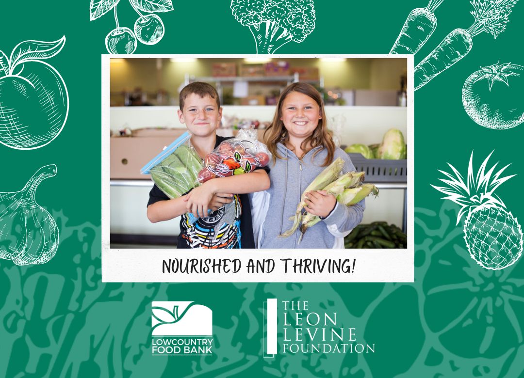 Exciting news!  LCFB has been awarded a generous grant from The Leon Levine Foundation! With this support, we're advancing our mission by providing dignified access to food, all while empowering #Lowcountry families to live healthy and thriving lives.