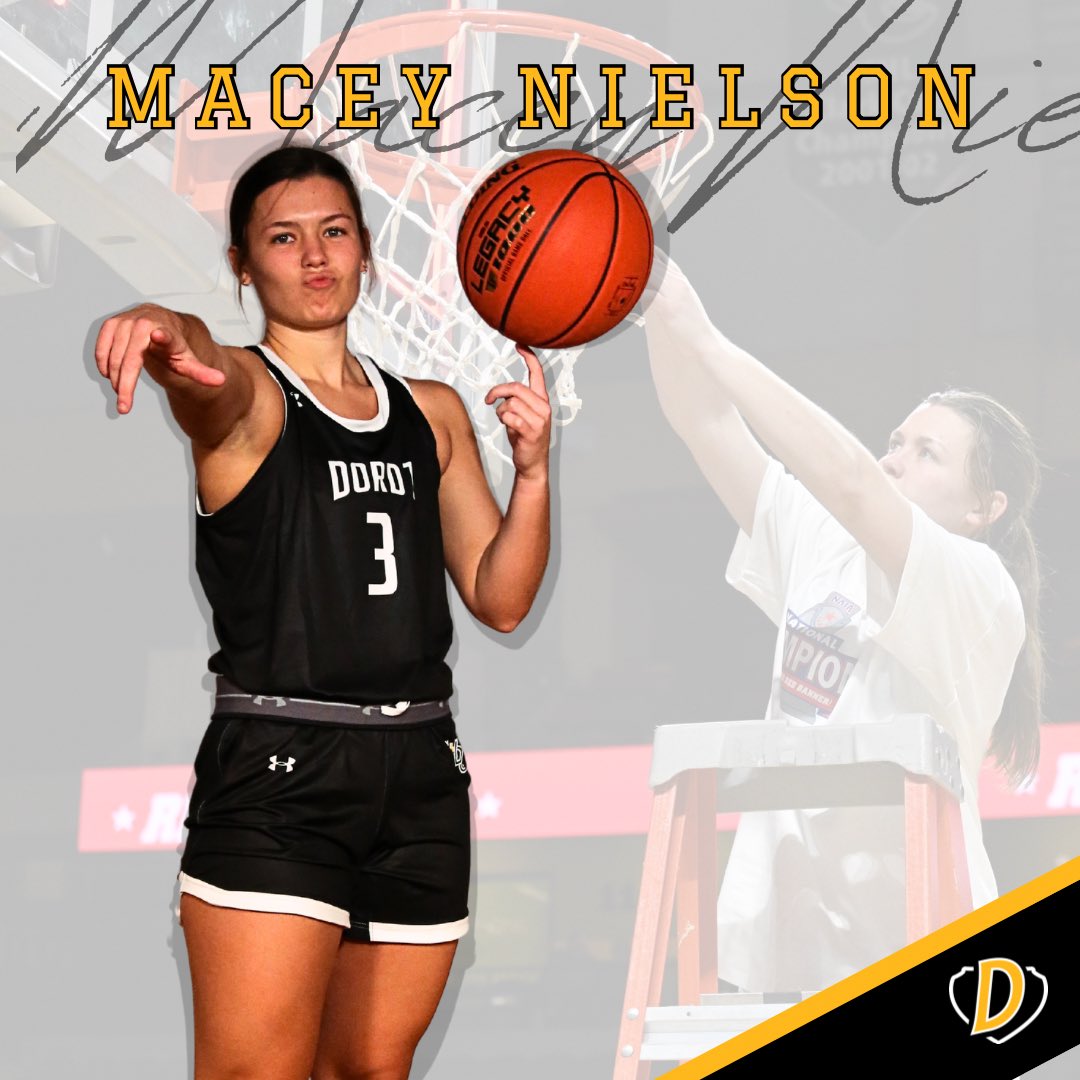 Thank you, Macey! 🏀⚔️ . 133 GP 505 Points 150 3s made 116 Rebounds 91 Assists 69 Steals . 3x NAIA Scholar-Athlete ‘24 Dordt Women’s Basketball Champion of Character . National Champion