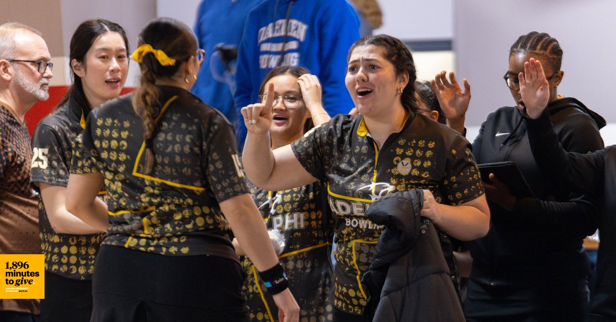 AdelphiBowling's tweet image. What’s better than a strike? Donating to us on Giving Day‼️
With your help, we can make each trip we take unforgettable, by enhancing our time out of the lanes. 😼
🔗: aupanthers.com/bowlgivingday
#Give4Adelphi #PawsUp