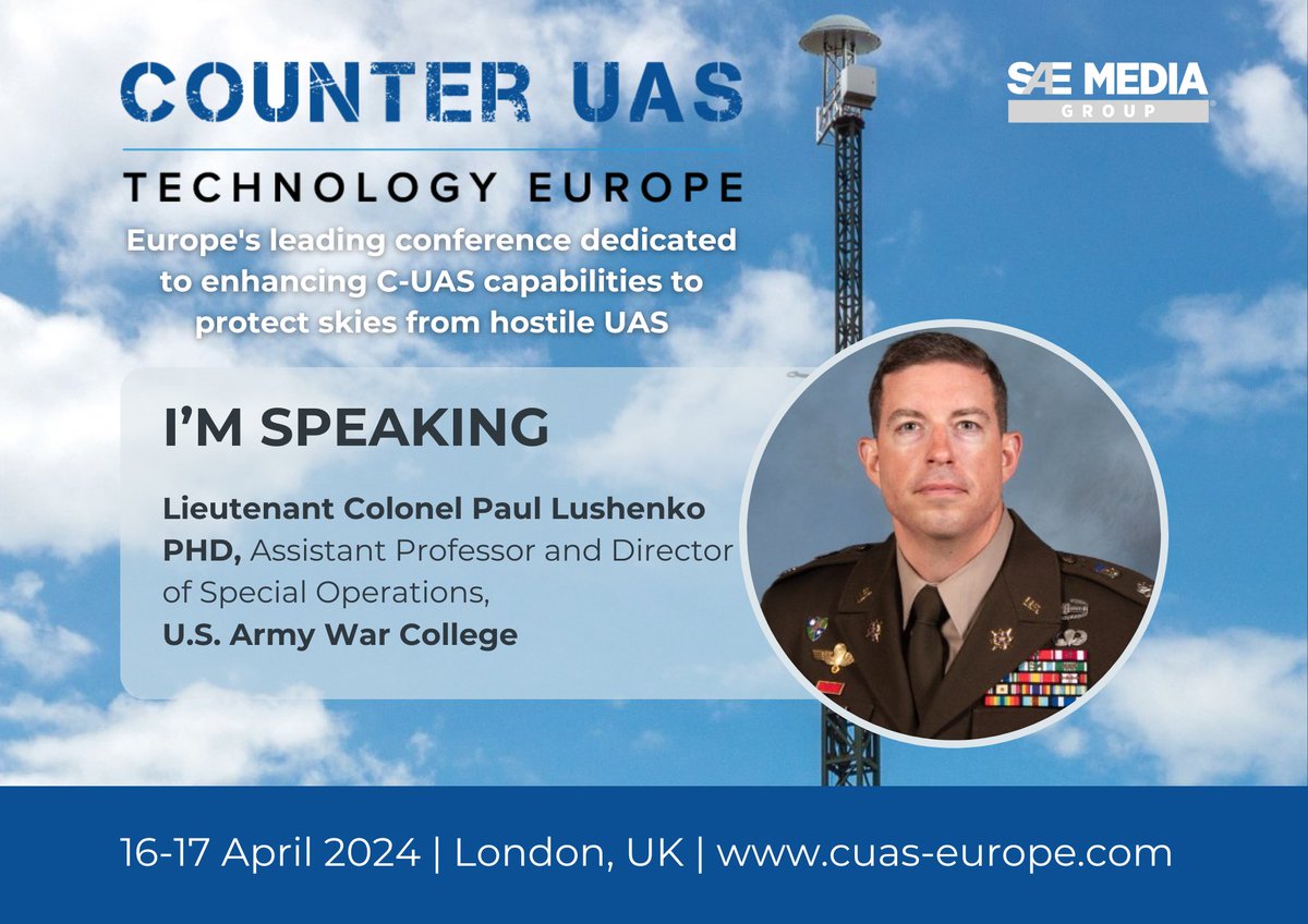 If you find yourself in London in less than two weeks...@us_awc @ArmyChiefStaff @us_sams @ArmyStrategist @USArmy