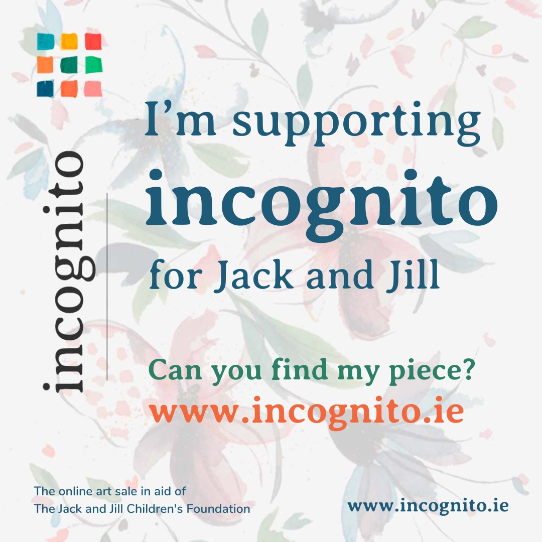 Ireland's biggest online art sale supporting over 400 families + raised over €1m for The Jack and Jill Children's Foundation. The largest online art sale in Ireland and is now live. 
Visit incognito.ie 3,300 stunning artworks #incognito2024 #art4care @jackandjillcf