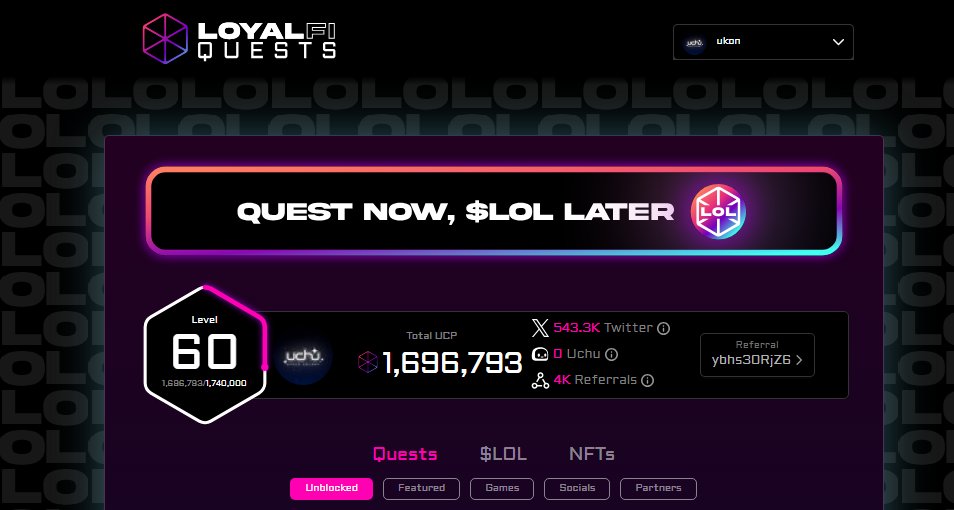 Ready to big Airdrop Points with <a href="/onunblocked/">Unblocked 🟣 $LOL</a> 
Earn Points #UCP converts to $LOL tokens to be claimed at launch.
Register : loyalfi.xyz Code : ybhs30RjZ6

New Quest Today : Baseball

$UCP $LOL $LOYAL $PARAM $BLOCK $SOL