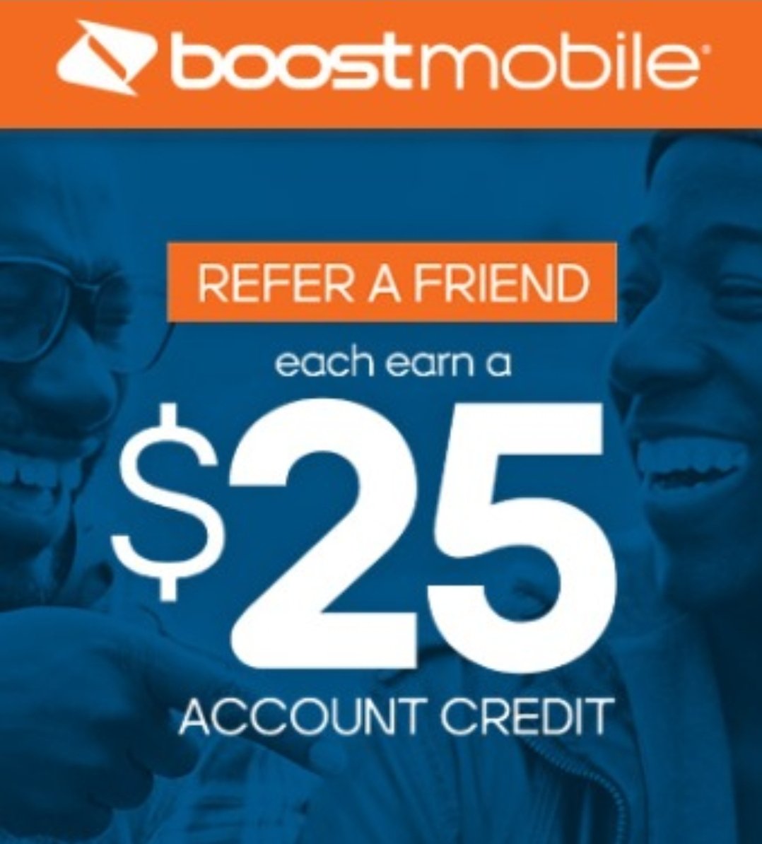 RadamanBoost's tweet photo. Switch to Boost Mobile and receive a $25 account credit!! Click on referral link and register https://t.co/Jwdq4UCDPP https://t.co/6F8ZE0fXXY