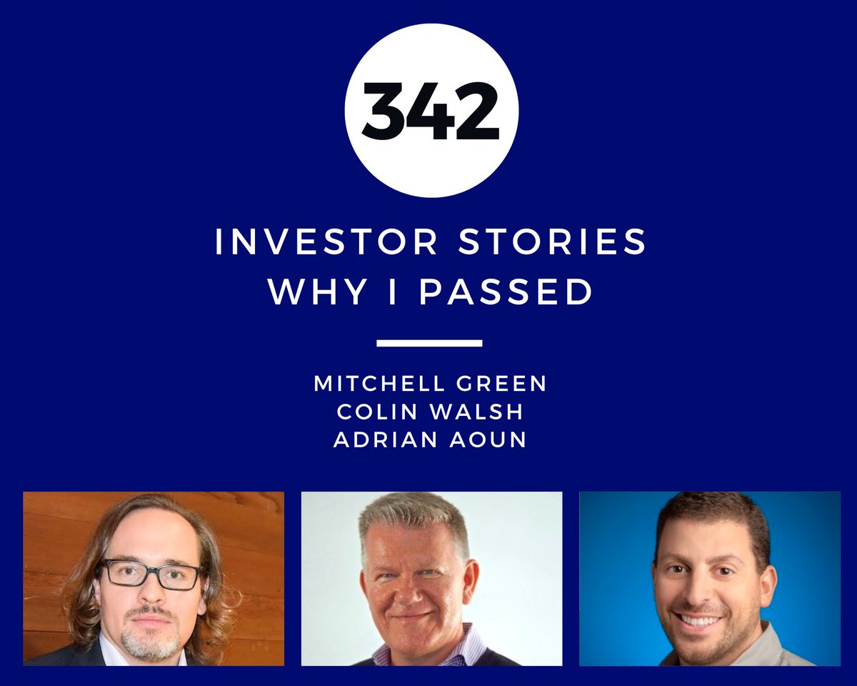 Listen to today's release of Investor Stories to hear about critical opportunities and why these guests didn't take them! Link in our bio. Featuring: Mitchell Green of @LeadEdgeCapital @varo_colin of @VaroBank @adrianaoun of @goforward