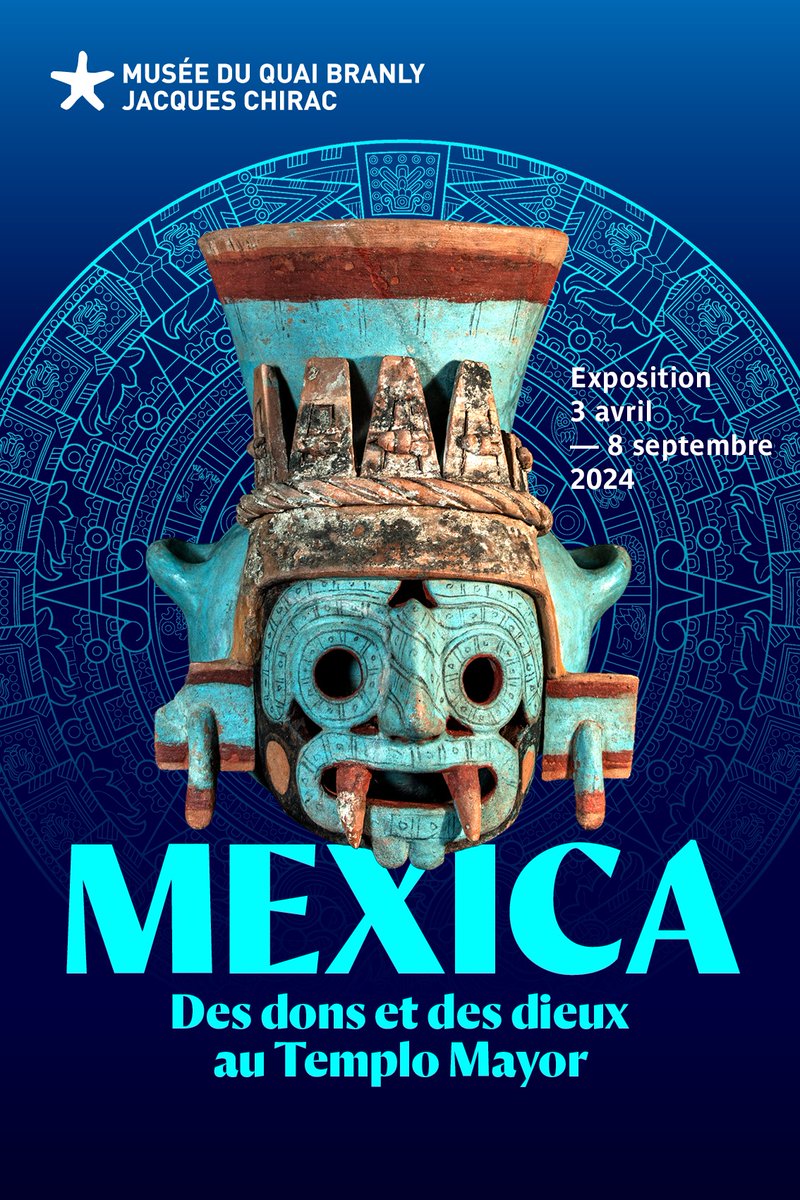 Les offrandes sacrées du #TemploMayor, le sanctuaire majeur de #Mexico-#Tenochtitlan, la capitale #aztèque/#mexica, se dévoilent @quaibranly. Le foisonnement des chefs-d'œuvre, l'intelligence des textes et la qualité de la scénographie font de l'#ExpoMexica une réussite absolue !