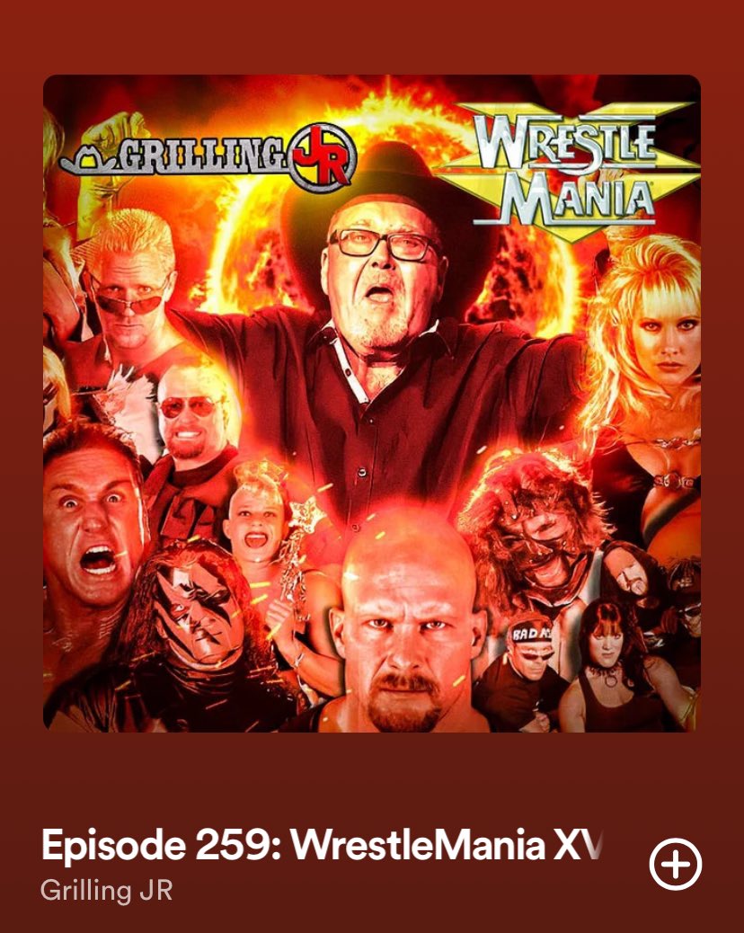 Been listening to this show for years and can’t recommend it enough. Could listen to JR and Conrad talk wrestling all day. #GrillingJR @JRsBBQ @HeyHeyItsConrad