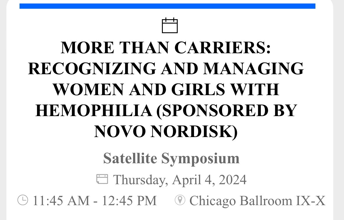 Excellent talk on Hemophilia in individuals who menstruate. There is so much work to do to improve quality of life of females with hemophilia!! A great session by <a href="/KulkarniRoshni/">Roshni Kulkarni</a> and @MadhviRajpurkar. #THSNA2024