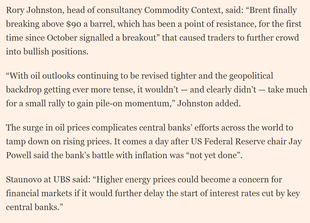 Always a pleasure to chat oil prices with @mylesmccormick_ at the @FT. Even better to be quoted alongside @staunovo. ft.com/content/55d9fd…