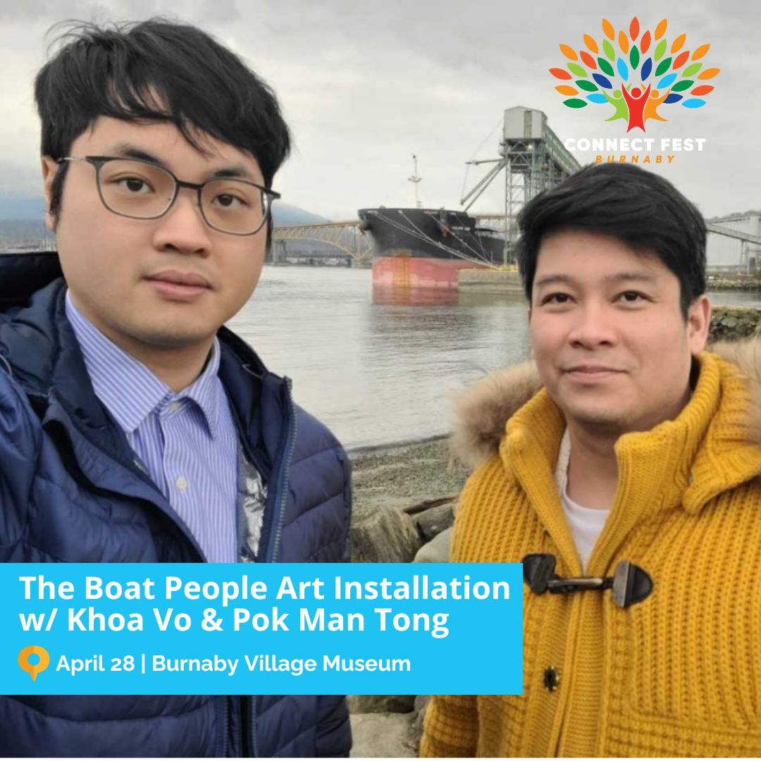 The Boat People Art Installation at Burnaby Village Museum is about recognizing the strength and resilience that have shaped the lives of Vietnamese people and their families. connectfest.ca #connectfestburnaby2024 #SFU #CityofBurnaby @sfucentral @cityofburnaby