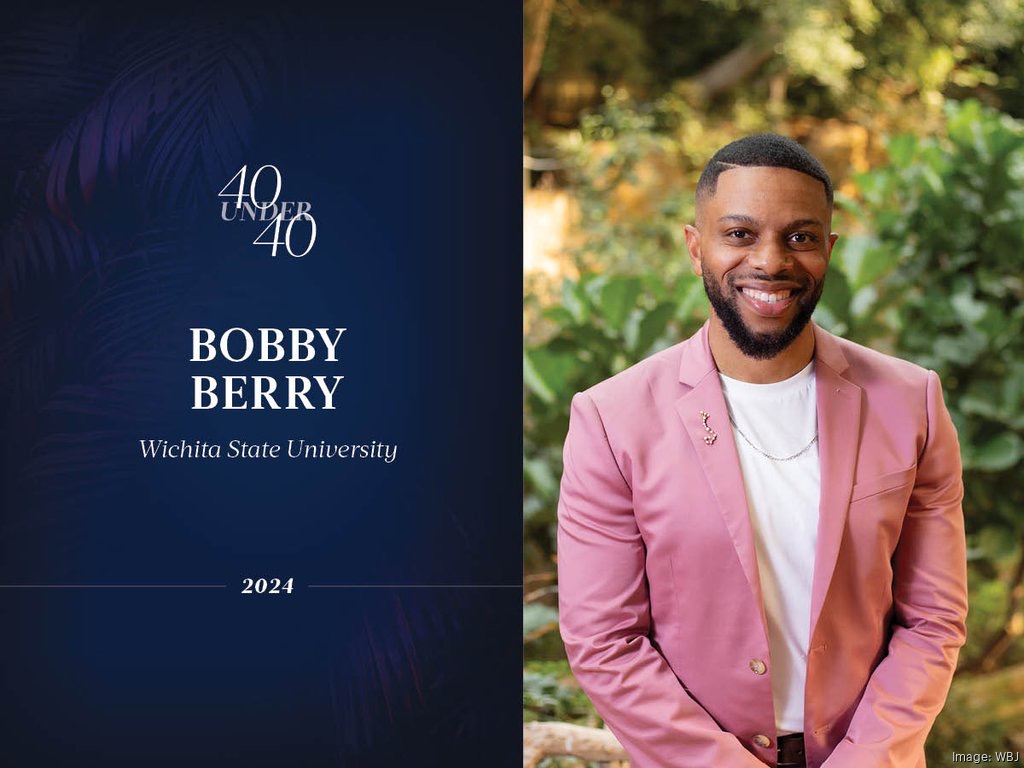 WichitaStateCED's tweet photo. 🌟BIG NEWS!🌟Dr. Bobby Berry, CAS Assistant Dean for Diversity &amp; Outreach, was named to the @ICTBizJournal 40 Under 40 Class of '24! His passion &amp; outstanding work make a tremendous impact on our college. We're grateful to have him on the team! 🎉

🔗https://t.co/RKmsnY6wqU https://t.co/nLSRdGAHPf