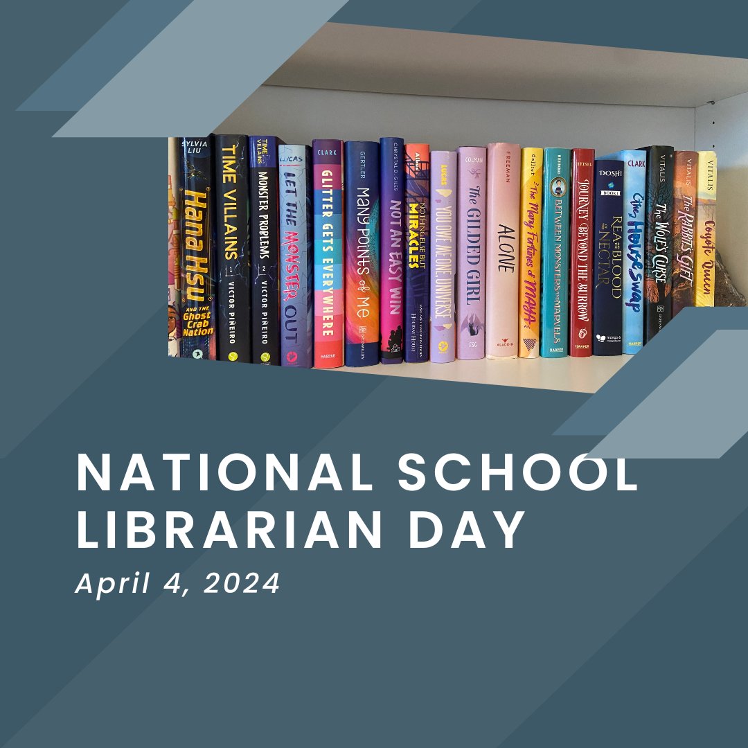 Thank you to all the school librarians out there connecting readers with books, creating safe spaces, fighting book bans, and more! 💕