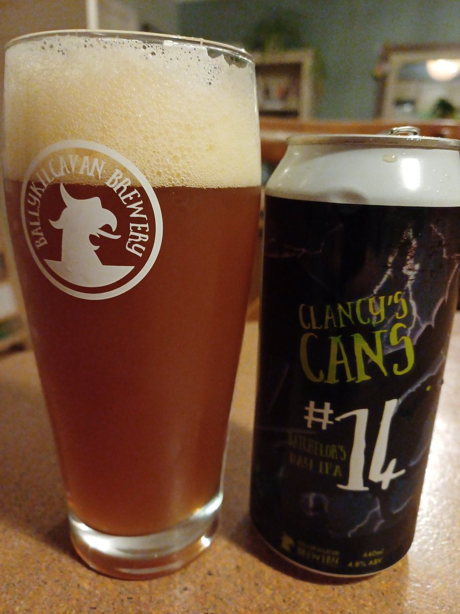 Thirsty Thursday has a fantastic addition from <a href="/Ballykilcavan/">Ballykilcavan</a> one of the best yet and local 👌#laois #supportlocal #ipa