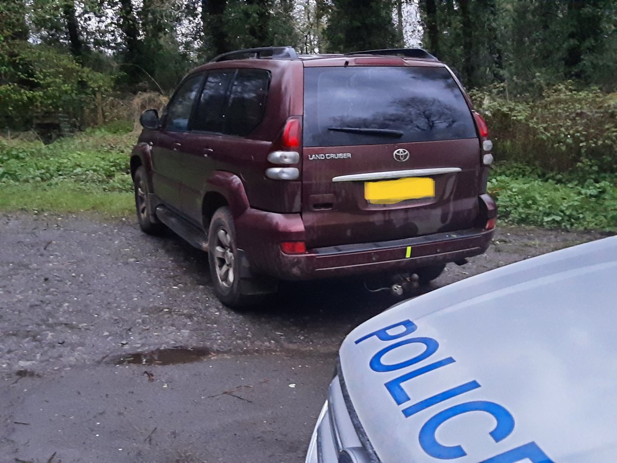 Thanks to a report from a curious member of the public, this vehicle which had been recently stolen during a burglary, has now been recovered by the neighbourhood policing team in the Chew Valley area 👍🏻