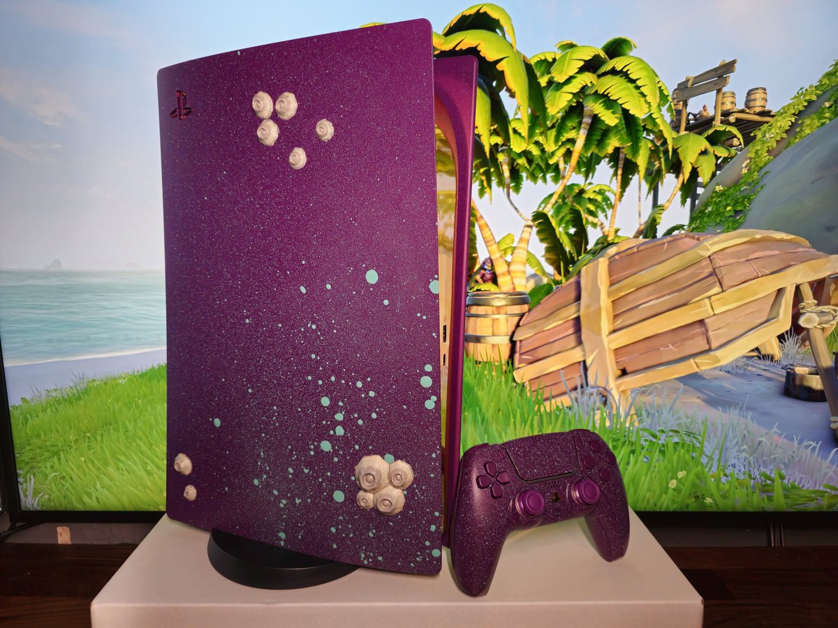 AreConspiracy's tweet image. To celebrate @SeaOfThieves coming to @PlayStation later this month I thought playstation needed some SoT magic. Those of you attending @SoTFest will be in with a chance of going home with it!
#SeaOfThieves #BeMorePirate #sotshot #PlayStation #ps5