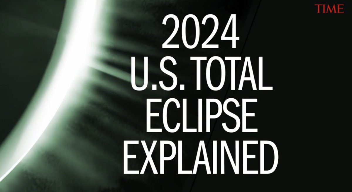 .@TIME has what you need and want to know about the solar eclipse covered! See the 2024 Solar Eclipse’s Path of Totality by @simmoneshah time.com/6960270/solar-… How Animals and Nature React to an Eclipse by @jeffreykluger time.com/6958452/how-an… How to Safely Watch the Total…