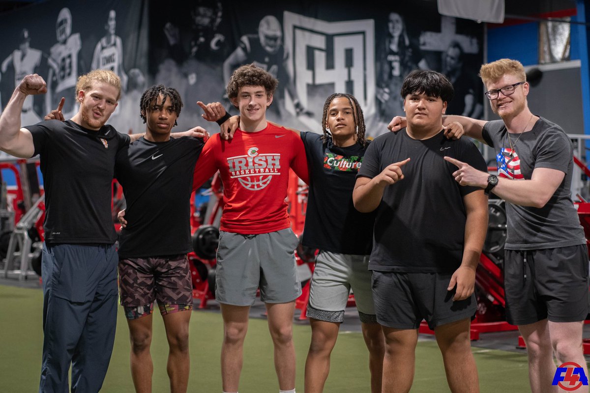 Train like a champion, become a champion. 💪 #f4a Our personal trainers have been working closely with members of the CCHS Football team to improve their performance on and off the field. 🏈 #Fitness4All #Fitness4AllGym #F4agym #f4a