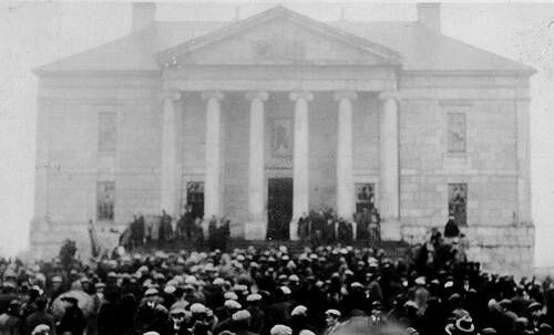 On this day in 1932, 5,000 people rioted outside the Newfoundland Colonial building over claims of corruption against Prime Minister Richard Squires. The PM was forced to flee as the rioters entered the building. He resigned as the riot was still happening.