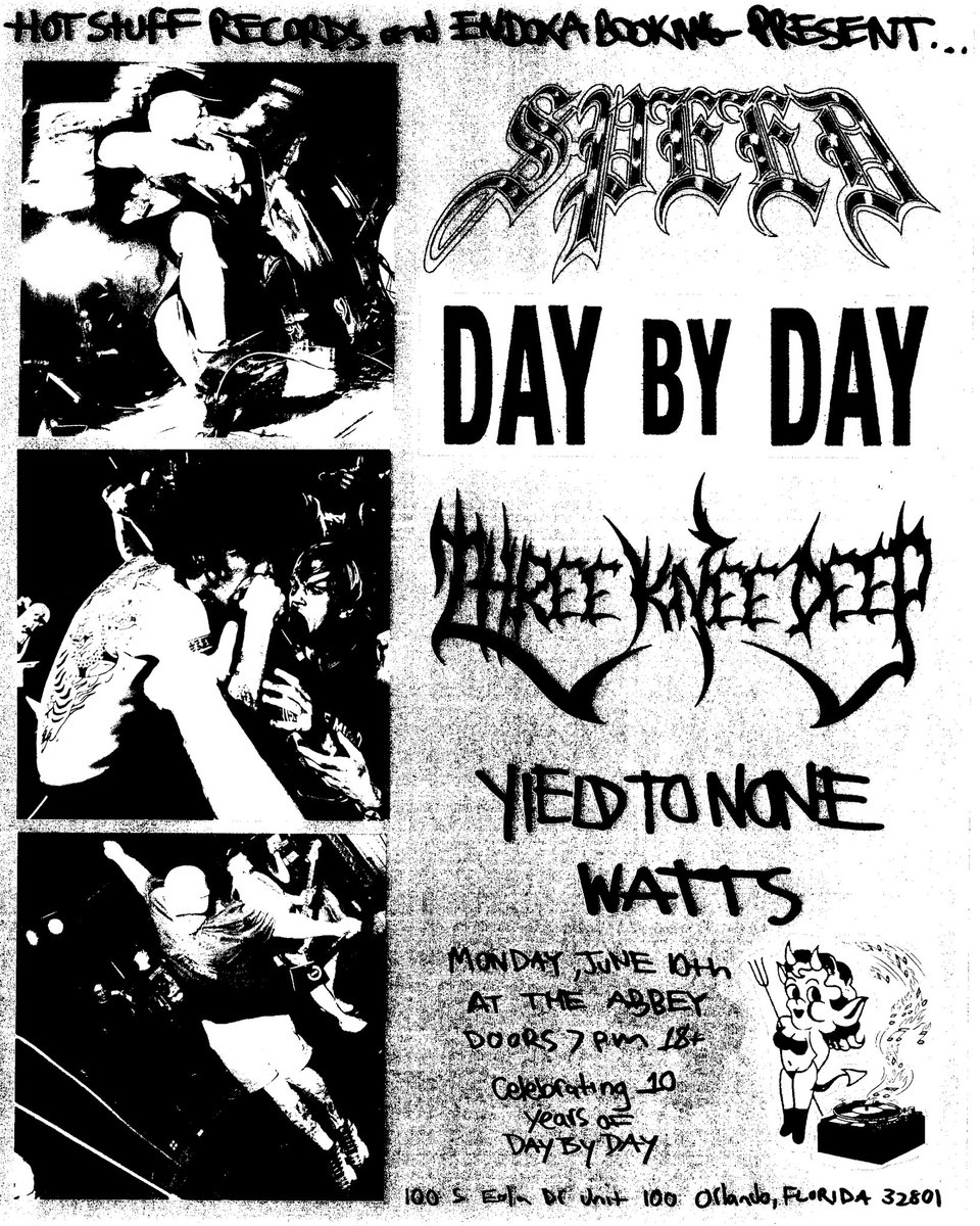 June 10th 2024 - Orlando, FL @gangcalledspeed - Day By Day - Three Knee Deep - Yield To None - Watts Tix: bit.ly/3VFlXIe