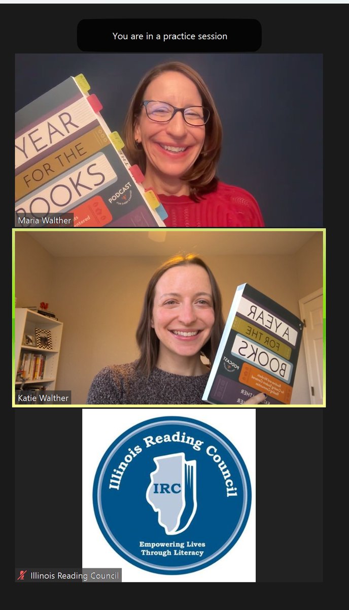 What fun getting to share ideas for sustaining a reading community through the end of the school year and beyond! #AYear4theBooks @mariapwalther @ILReadCouncil @stenhousepub