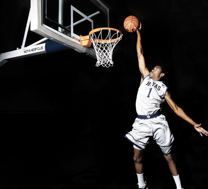 Happy Birthday Hollis Thompson (2009-12)! An elite 3-point shooter (44%) with the Hoyas, @htdahot_twitta received All-BIG EAST Honorable Mention honors. He declared for the NBA draft after his Junior year & ranks among the Sixer’s Top 10 all-time 3-point FG% leaders (38.9%).