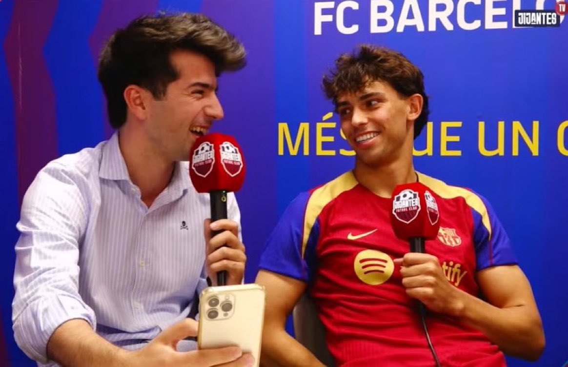 ⭐️ Hoy en @JijantesFC hemos charlado con João Félix. Un tipo claro, directo y cercano que ha sorprendido mucho con sus declaraciones. 👀 Su futuro, su estado de forma y muchas anécdotas inéditas, ya disponibles en youtu.be/W8Et9FcwzoY?si….