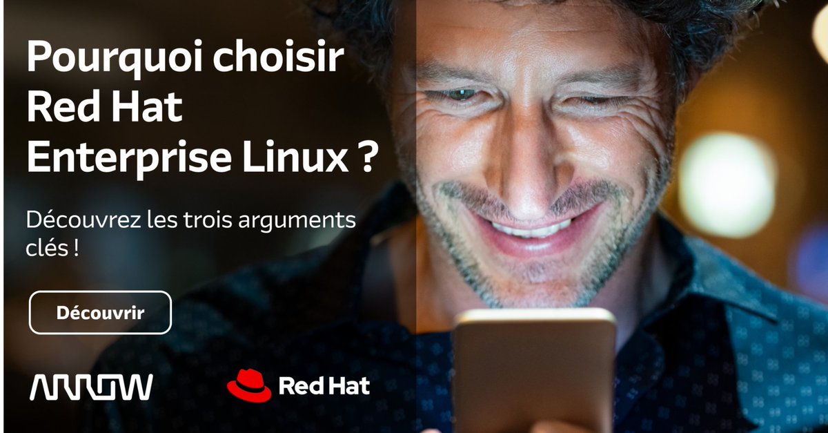🧐 Pourquoi opter pour #RedHatEnterpriseLinux ? 
🔍 Découvrez les trois principaux arguments👉 arw.li/6014wDNsQ
#RedHat @RedHat #cloud #cloudhybride #CentOSLinux7