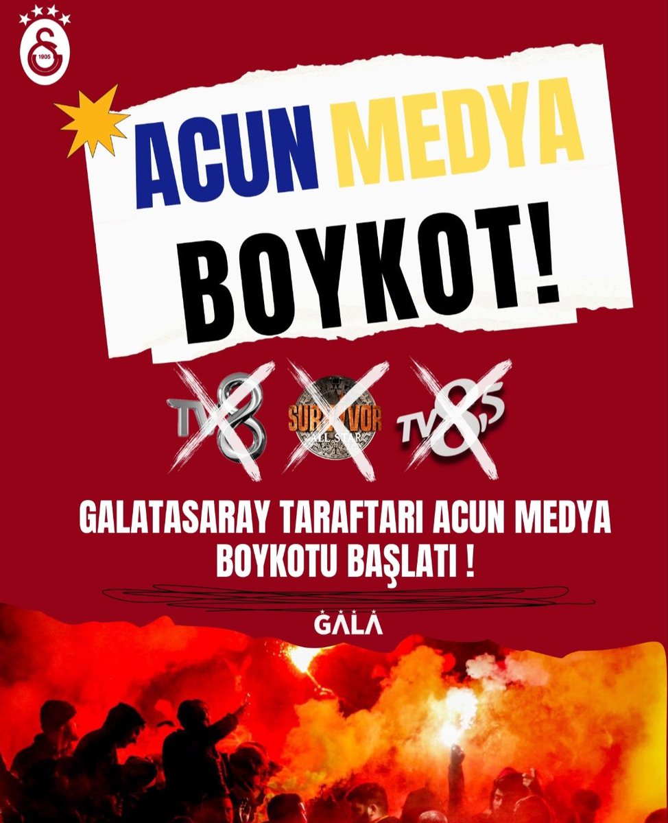 Fikrimiz açık, tarafımız net! 
#AcunMedyaBOYKOT