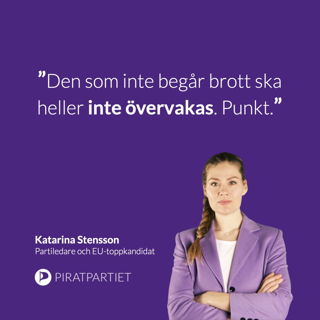 Att övervaka medborgare utan konkret brottsmisstanke är inte värdigt i en rättsstat. Piratpartiet kommer alltid att försvara din rätt till ett privatliv, både i den fysiska och digitala världen.