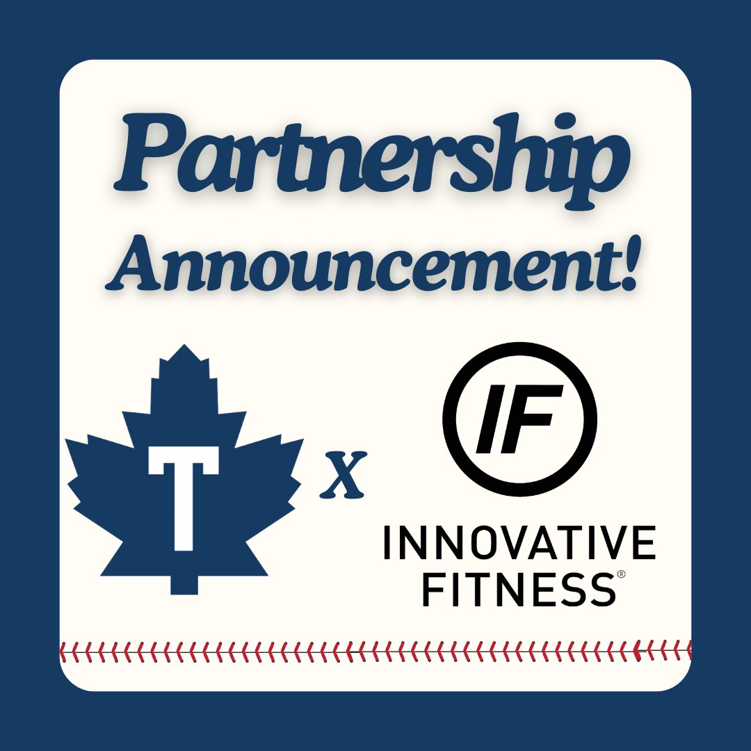 The Toronto Maple Leafs Baseball Club are proud to announce our partnership with Innovative Fitness @ifbloorst as our official fitness trainers of the team!!⚾️🏋️‍♀️