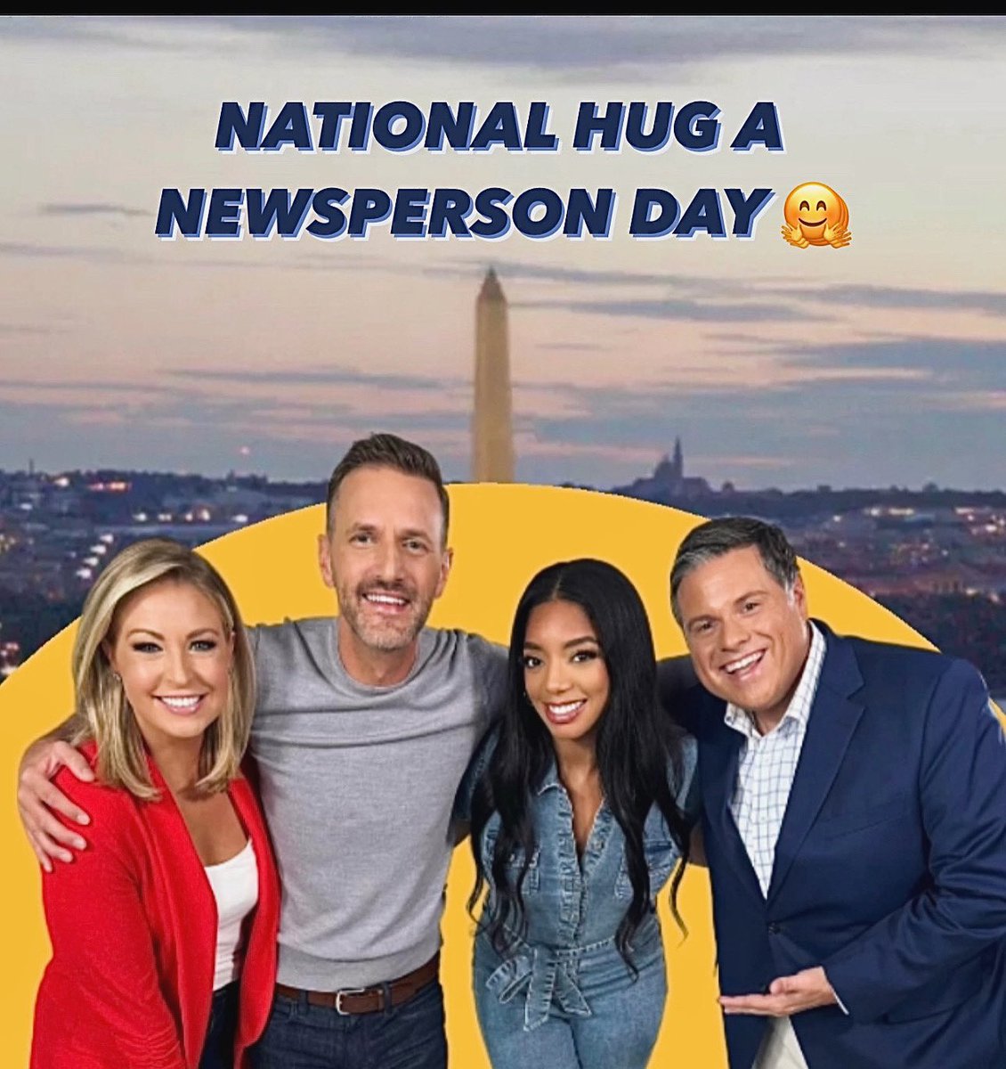 Wishing I could group hug my @abc7gmw family today.