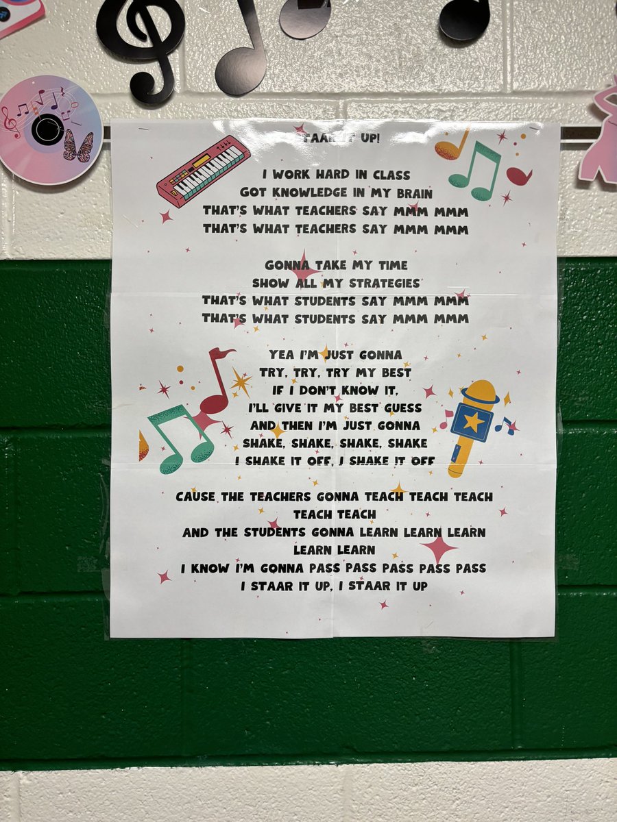 ReadTeaches's tweet image. Fourth grade is ready to rock the STAAR! @HumbleISD_TE