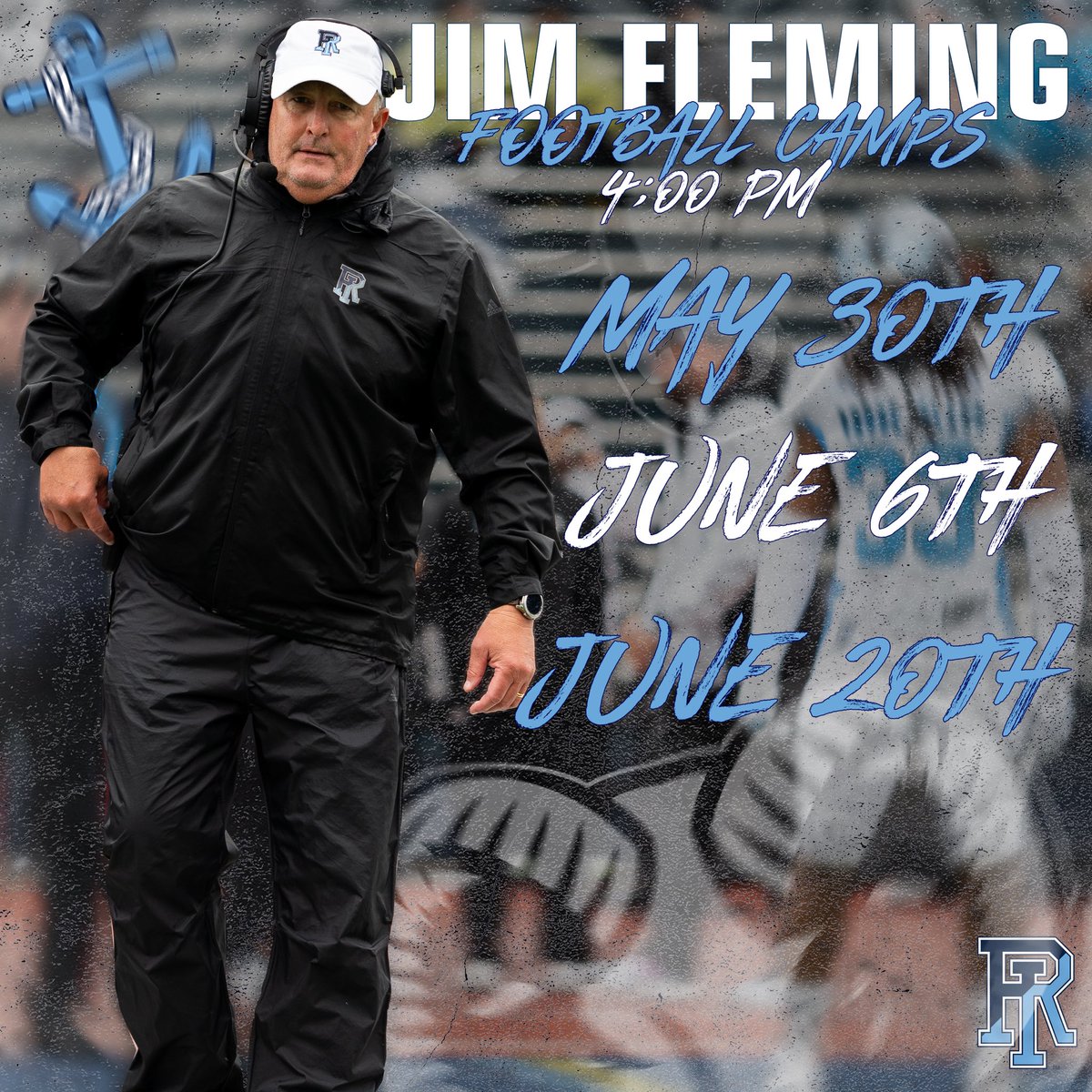 Thank you @CoachFilsAime for the @RhodyFootball camp invite!