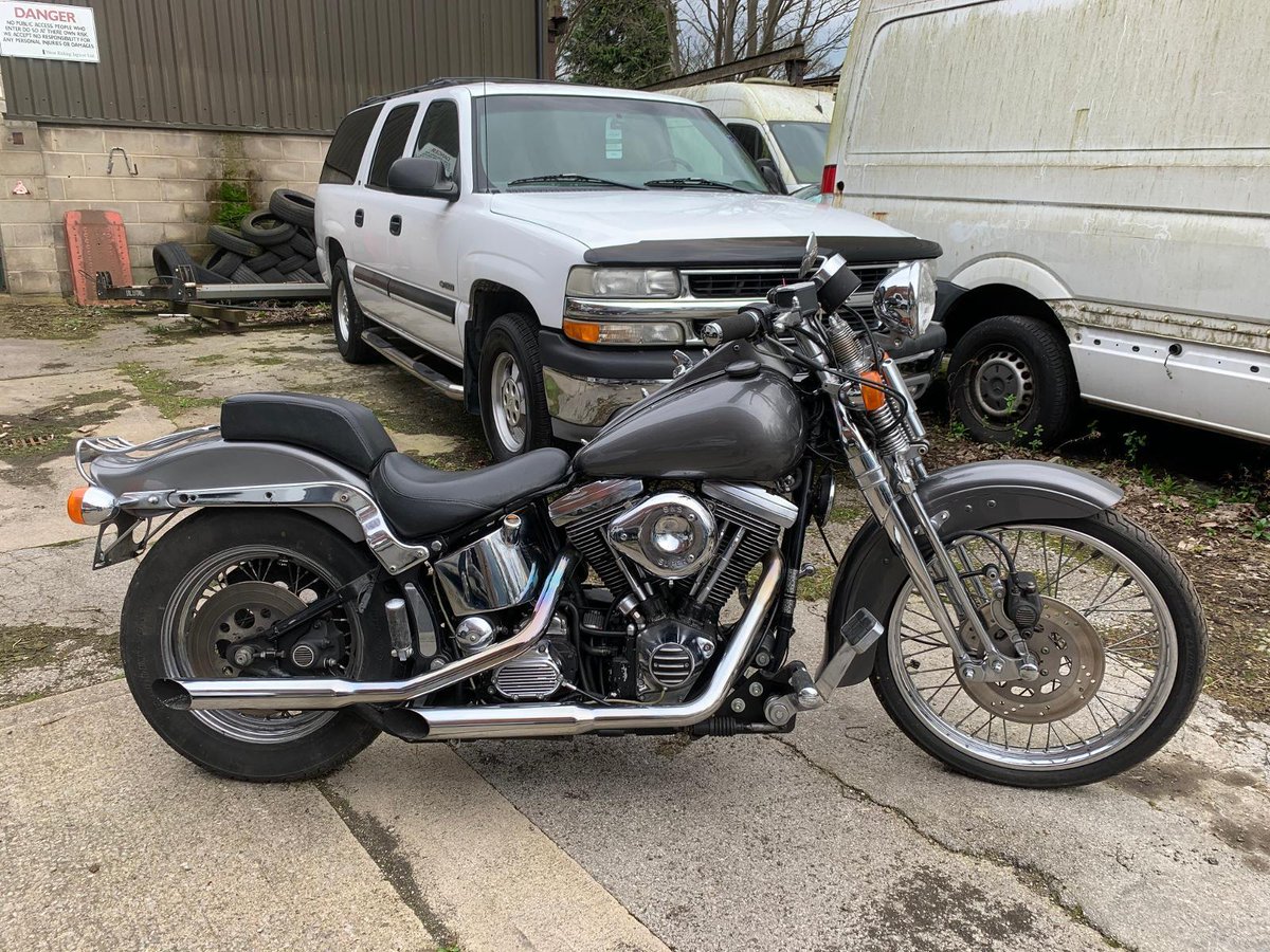 BarnFindsUK's tweet photo. Ad: 1988 Harley-Davidson FXSTS SPRINGER
On eBay here -->> https://t.co/VSuCuGsPUR
#HarleyDavidson #FXSTS #Springer #MotorcycleForSale #BikerLife #RideOrDie #ClassicRide https://t.co/W4Kaoq7jeJ