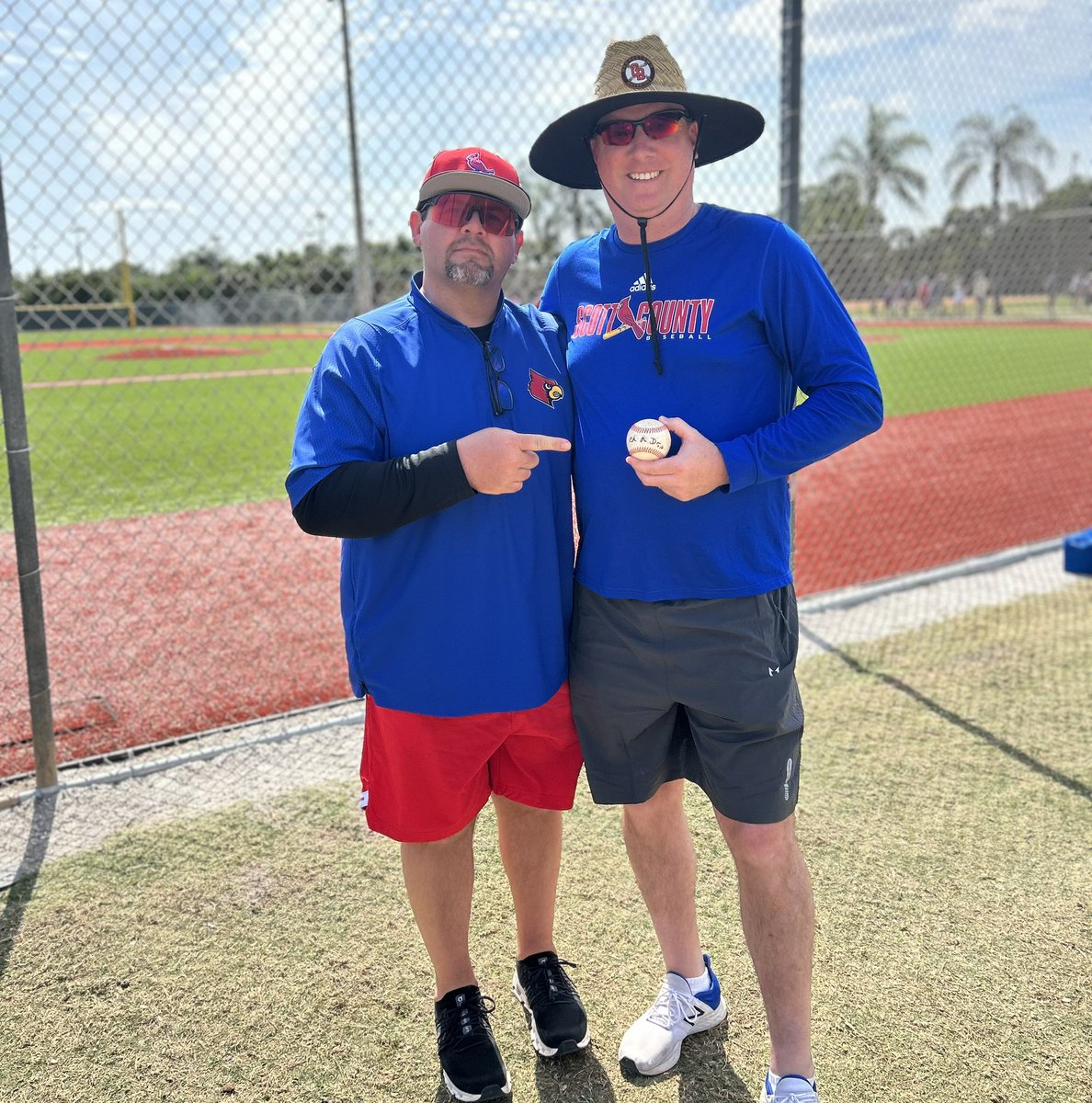 Spring Break 2024:
⁃👀 nighttime 🚀 ✔️ 
⁃Win ⚾️ game vs alma mater ✔️
⁃30 year reunion with teammates ✔️

However, having <a href="/NotChrisDavis23/">Chris “big daddy” davis</a> sign a baseball and take a picture…#priceless 

<a href="/Coach_CMDAVIS/">Chris Davis</a>

#memories