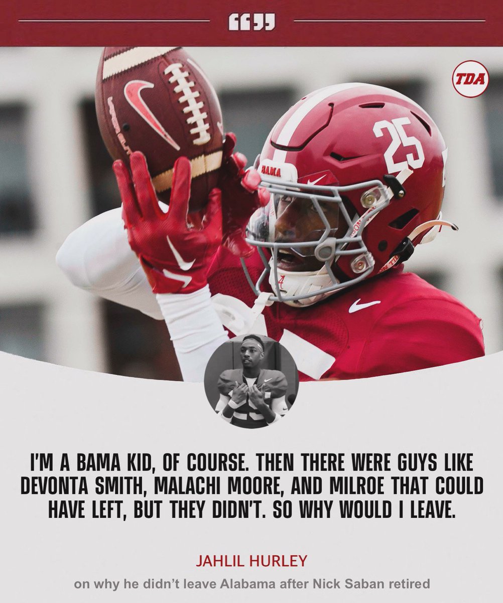 Jahlil Hurley on why he made the decision to stay committed to Alabama after Coach Saban’s retirement 🤝
