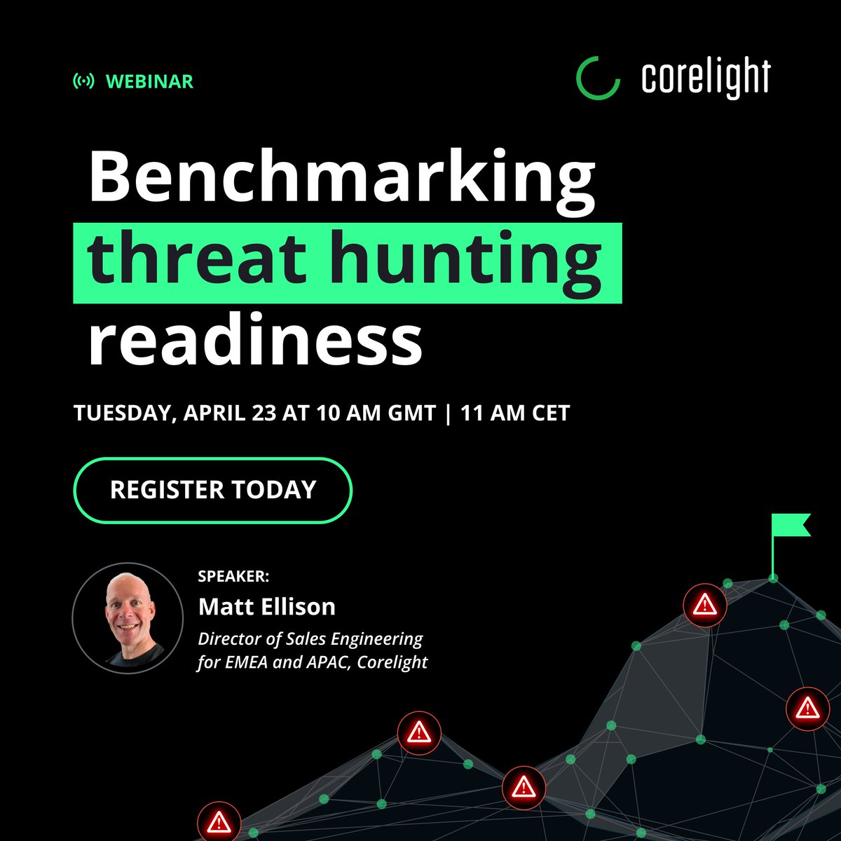 Struggling to kickstart your #threathunting efforts? Learn where to start and how to scale an effective threat hunting program with specific guidance and sample threat hunts during our 'Benchmarking Threat Hunt Readiness' webinar on April 23 with Matthew Ellison. Save your spot…