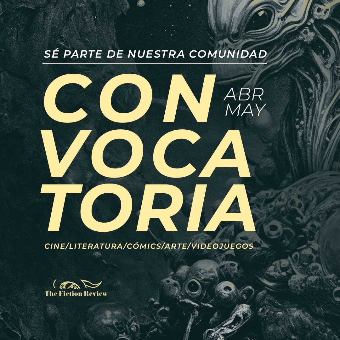 ThFictionReview's tweet photo. Abrimos convocatoria Abril-Mayo, buscamos articulistas.

Anímate a colaborar con nosotros. https://t.co/Z4YgZ5dGQe