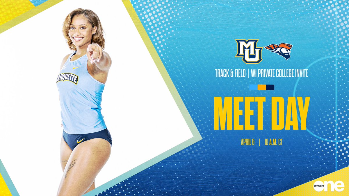 MUTFXC's tweet photo. 𝗠𝗲𝗲𝘁 𝗗𝗮𝘆 ‼️

📍» Waukesha, Wis.
🏟️» Dennis Punches Track &amp; Field Complex
🆚» WI Private College Invite
🕙» 10am CT
📺» https://t.co/XkCRk1CgyG
📊» https://t.co/uG7FoR5bfE

#WeAreMarquette https://t.co/Tzh9amaxHC