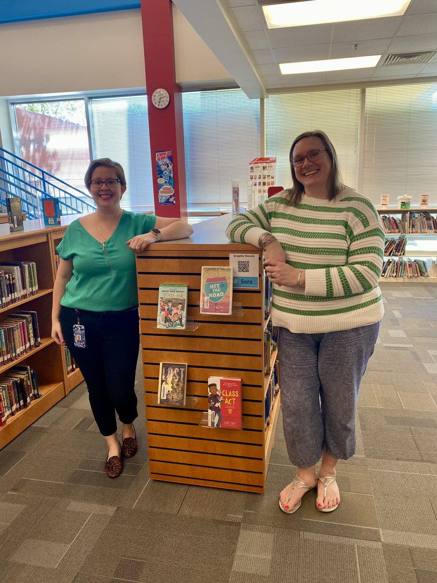 DrKatRoberson's tweet image. Our lovely librarians took a moment to strike a pose on librarians day! After the ice cream social yesterday, they were spoiled with lunch today. We can’t do enough to thank you ladies! #LibrariansDay #samside #myirvingisd @IrvingISD @SamhoustonMS