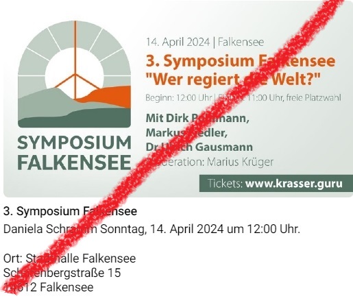Am 14. April findet zum dritten mal das 'Symposium Falkensee' ('Wer regiert die Welt?) in der Stadthalle #Falkensee statt.
Mit #DirkPohlmann #MarkusFiedler Ulrich Gausmann.
x.com/NimaOgR/status…